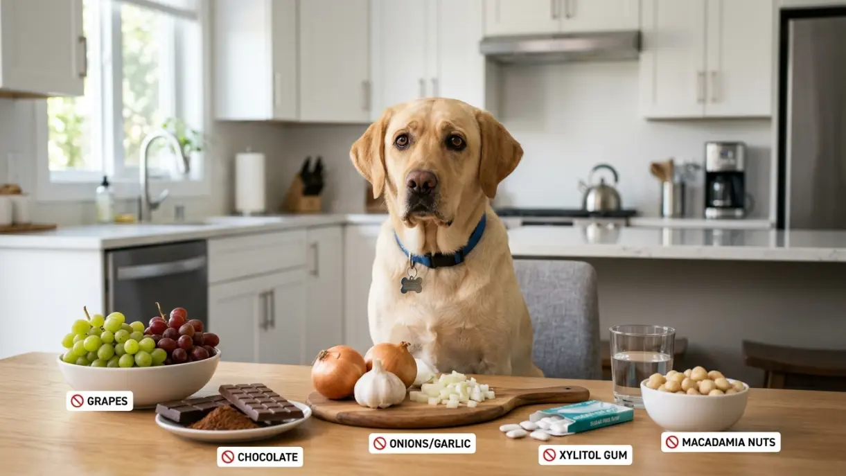 Foods Dogs Should Never Eat: Complete Toxic Food List (2026) — Dog Safety