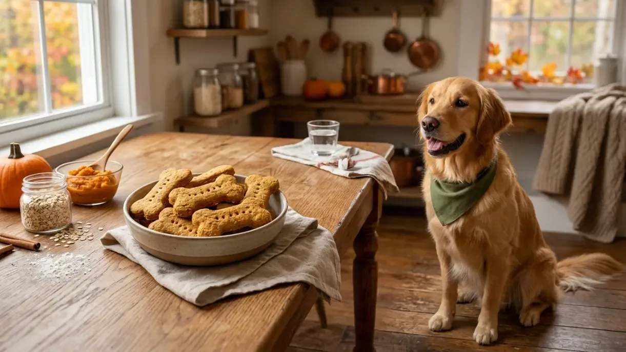 How to Make Dog Biscuit with Pumpkin Recipe at Home — Puppy Nutrition