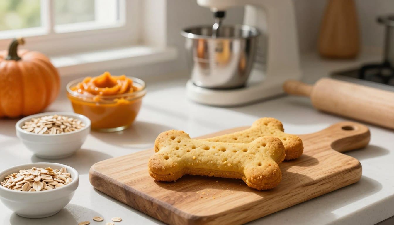 dog biscuit with pumpkin recipe