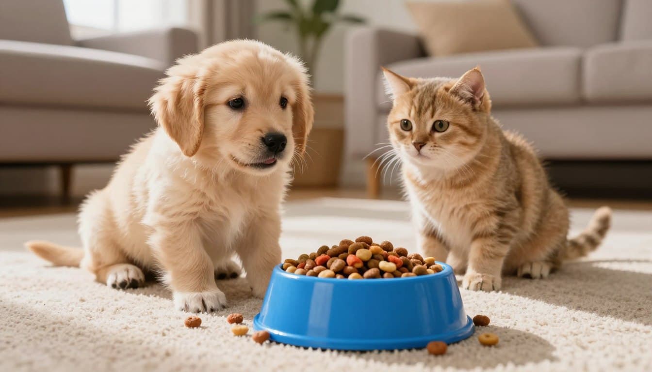 dog eat cat food