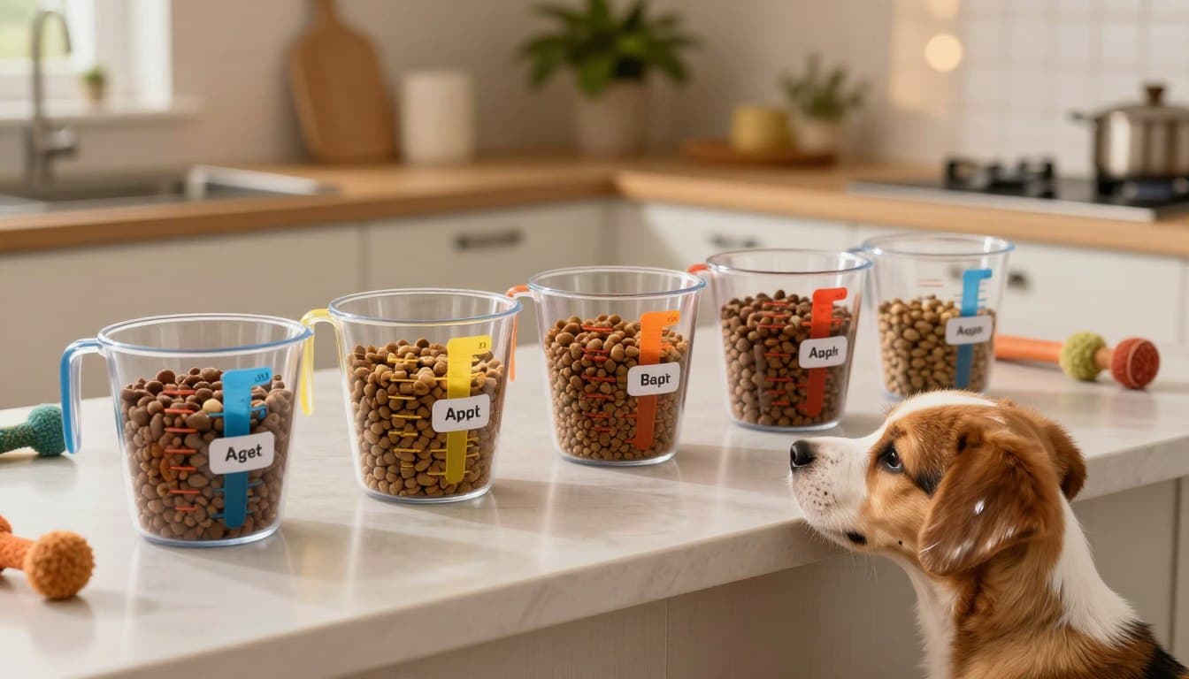 how much puppy food to feed