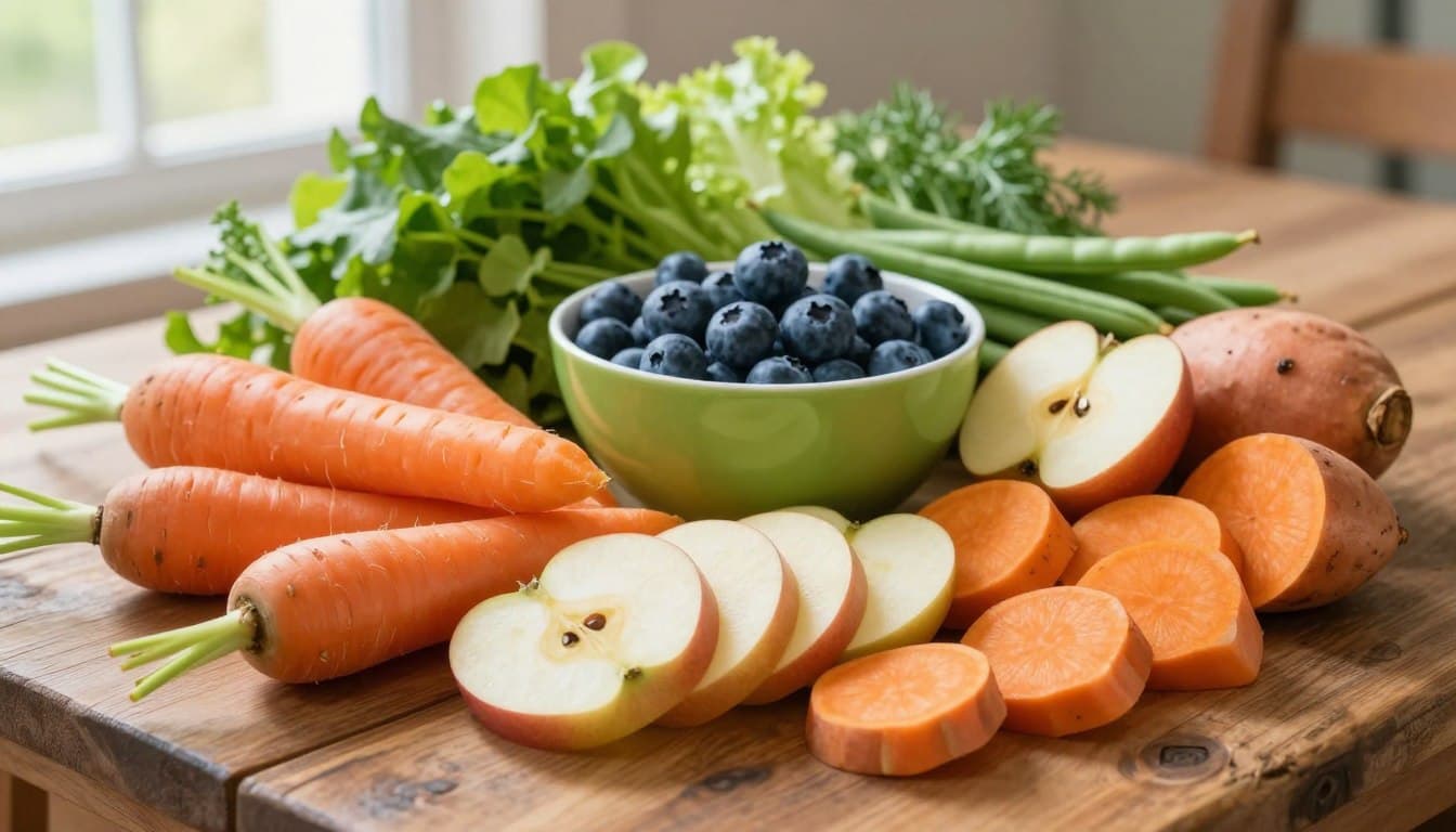 fruits and vegetables for dogs