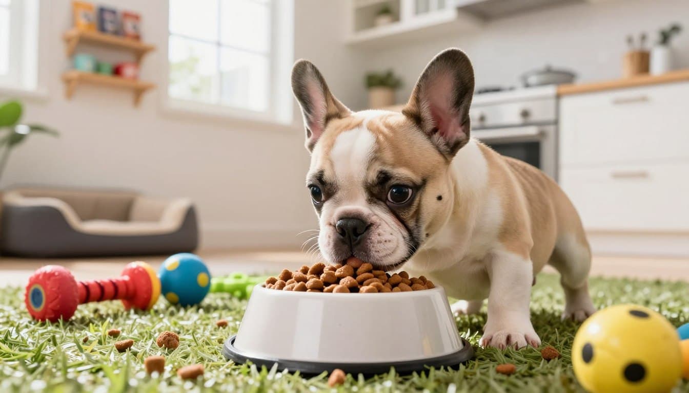 can puppies eat adult dog food