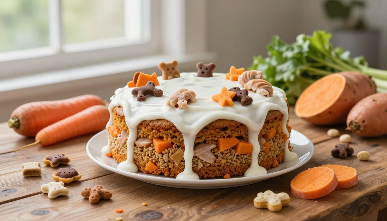 dog food cake recipe