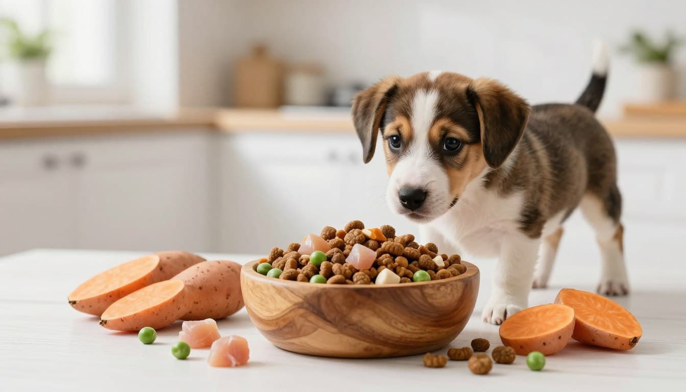 high protein puppy food